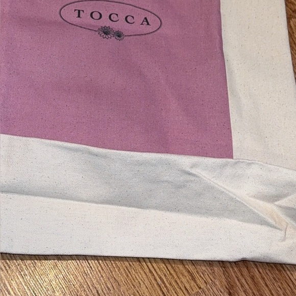 NWOT Tocca Pink Canvas Large Tote Bag - Picture 7 of 10